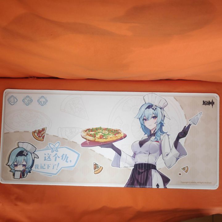 Eula Special Collaboration Mousepad (30x70cm) - Genshin Impact x Pizza Hut 2