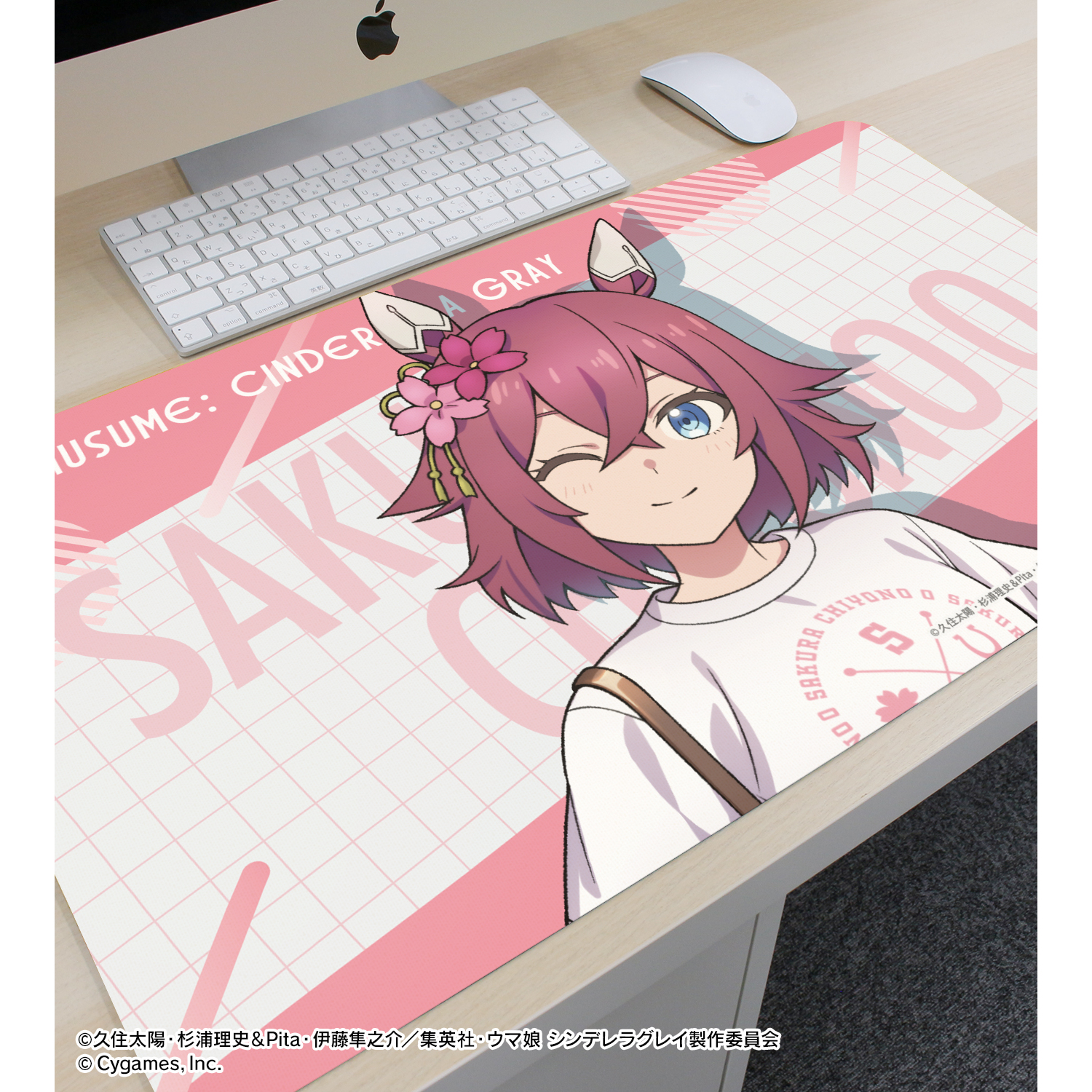 Sakura Chiyono O Multi Desk Mat POP UP SHOP in Marui - Uma Musume: Cinderella Gray (60cm) 2