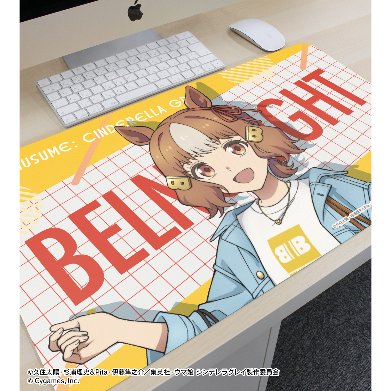 Belno Light Multi Desk Mat POP UP SHOP in Marui - Uma Musume: Cinderella Gray (60cm) 2