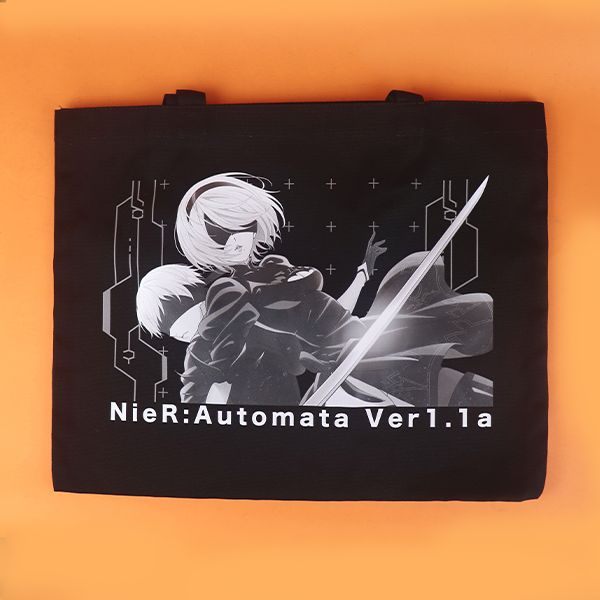 YoRHa No. 2 Type B / 2B & YoRHa No. 9 Type S / 9S Tote Bag - NieR:Automata Ver1.1a 2