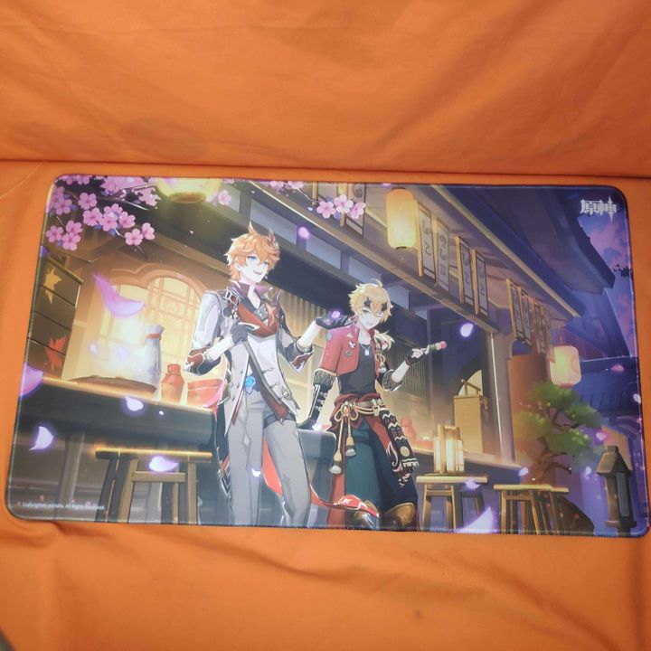 Mousepad Childe & Thoma - Genshin Impact (40x70cm) 2