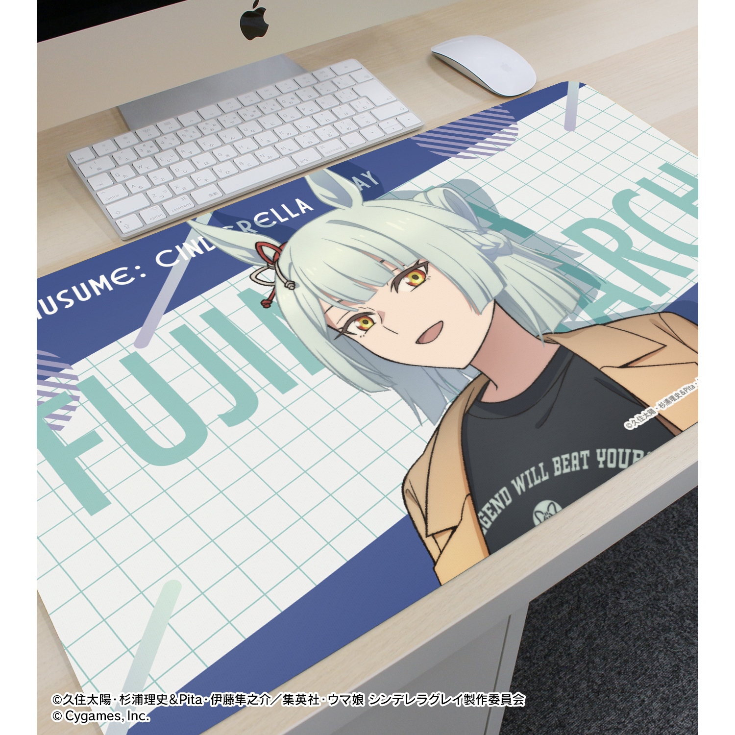 Fujimasa March Multi Desk Mat POP UP SHOP in Marui - Uma Musume: Cinderella Gray (60cm) 2