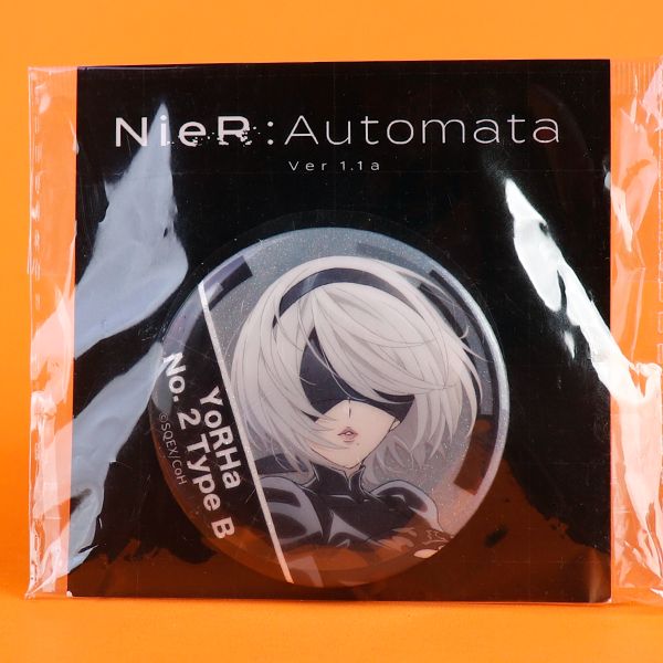 YoRHa No. 2 Type B / 2B Pearly White Glitter Badge - NieR:Automata Ver1.1a 2