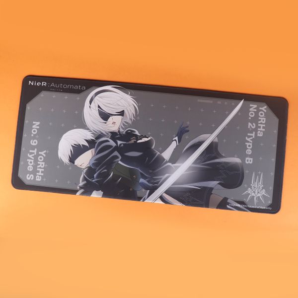 YoRHa No. 2 Type B / 2B & YoRHa No. 9 Type S / 9S Mouse Pad / Mousepad - NieR:Automata Ver1.1a 2